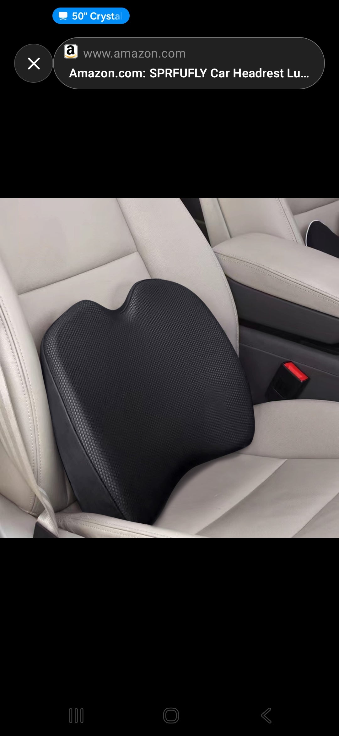 Almohada Lumbar Ergonómica – Soporte para Espalda en Oficina y Casa