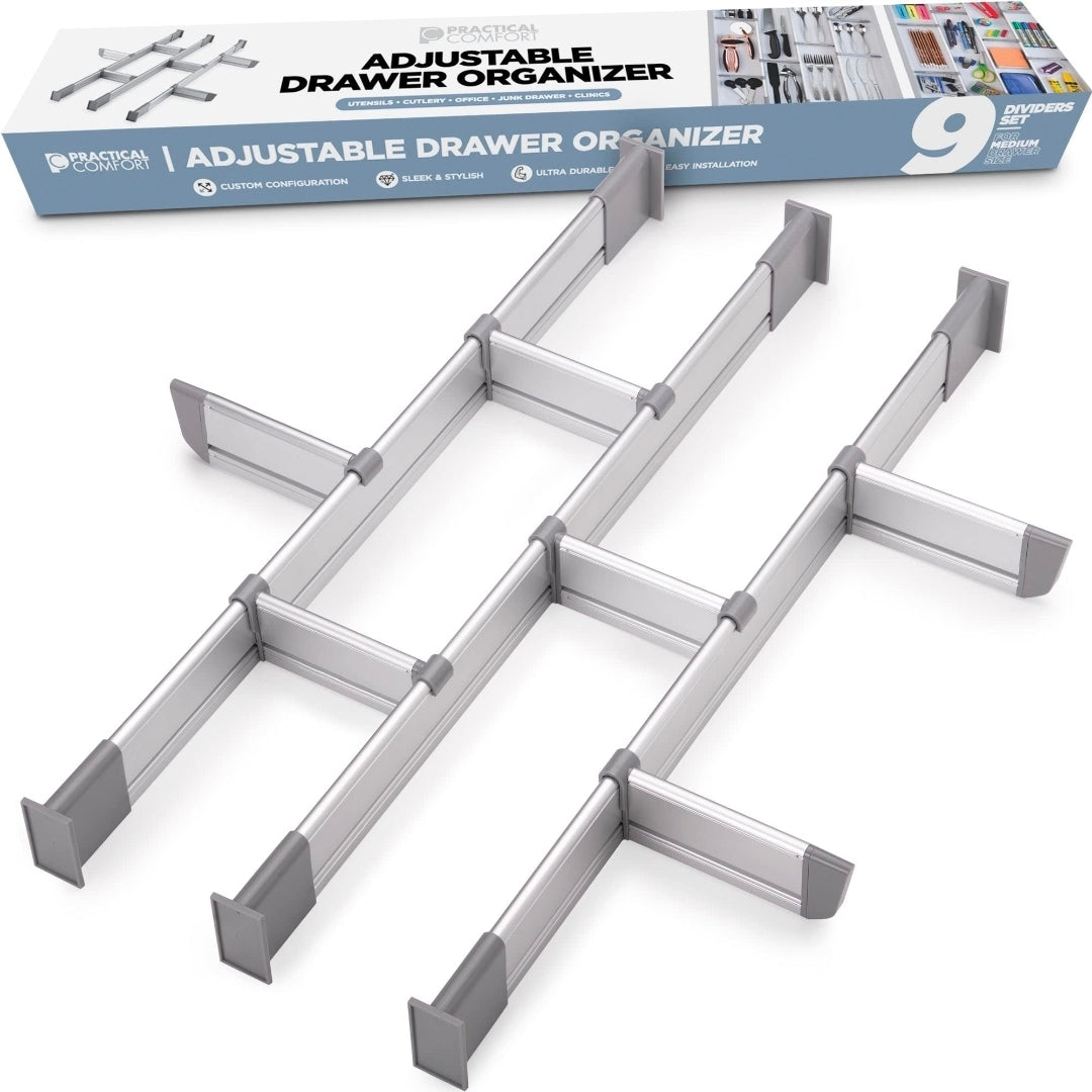 Organizador Ajustable de Cajones – Orden Perfecto en Minutos